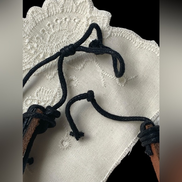 Tribal Black Leather & Cord Imitation Crocodile Tooth Mens Bracelet Jewelry - Picture 10 of 10